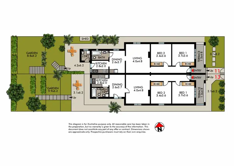 Floorplan of Homely house listing, 13 Plowman Street, North Bondi NSW 2026