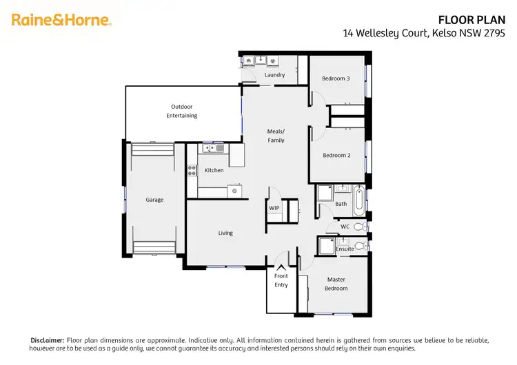 Floorplan of Homely house listing, 14 Wellesley Court, Raglan NSW 2795