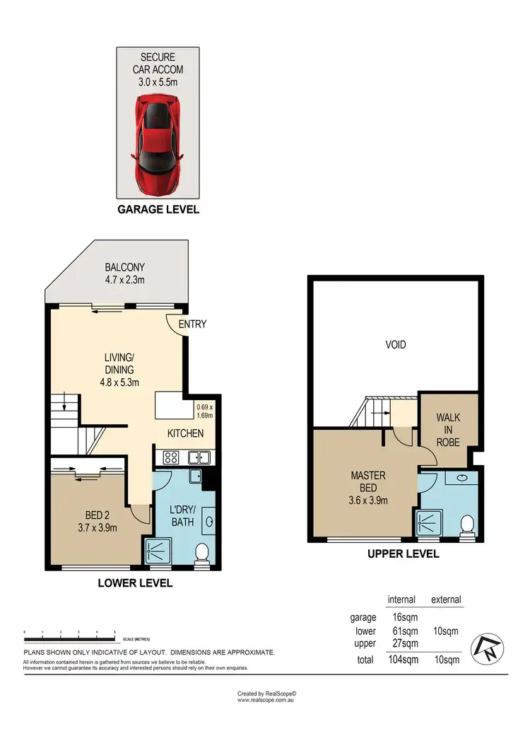 Floorplan of Homely unit listing, 21/31 Bishop Street, St Lucia QLD 4067