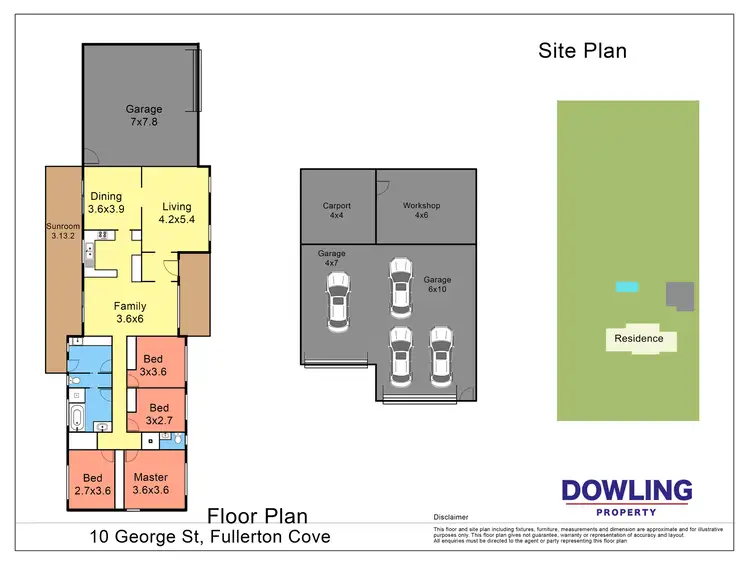 Floorplan of Homely rural property listing, 10 GEORGE STREET, Fullerton Cove NSW 2318
