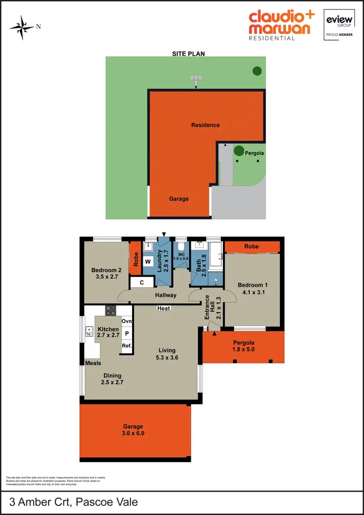 Floorplan of Homely villa listing, 3 Amber Court, Pascoe Vale VIC 3044