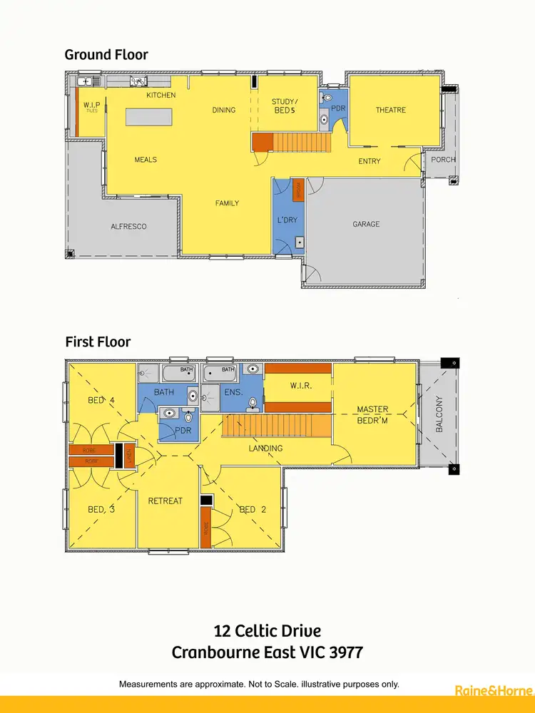 Floorplan of Homely house listing, 12 Celtic Drive, Cranbourne East VIC 3977