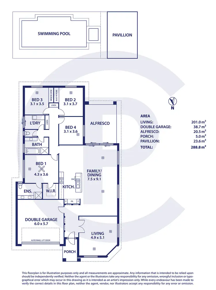 Floorplan of Homely house listing, 11 Greenfield Street, Mount Barker SA 5251