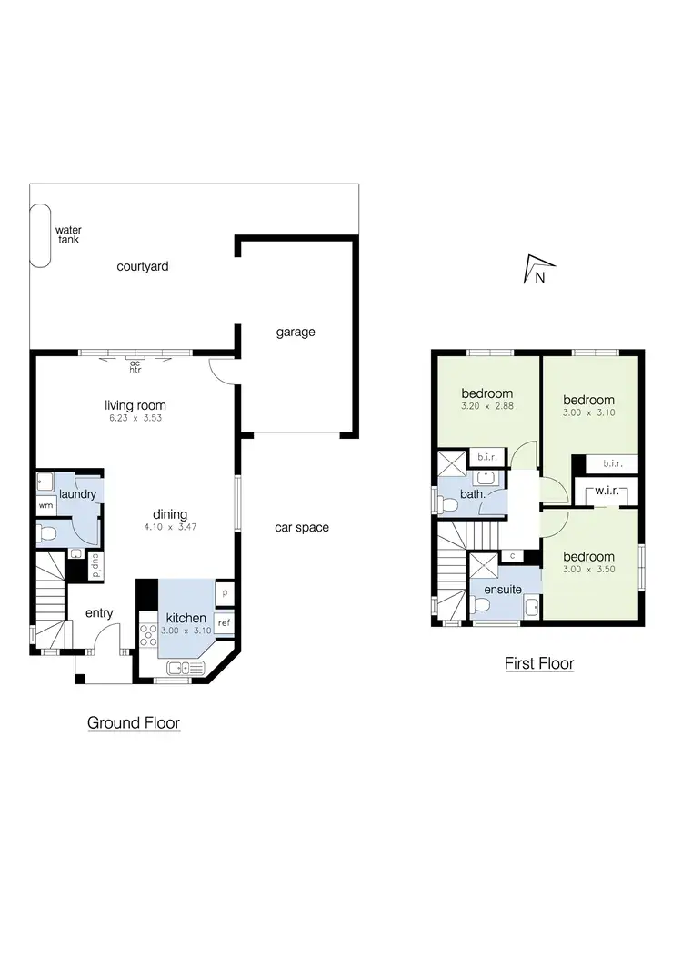 Floorplan of Homely unit listing, 2/8 McRae Avenue, St Albans VIC 3021