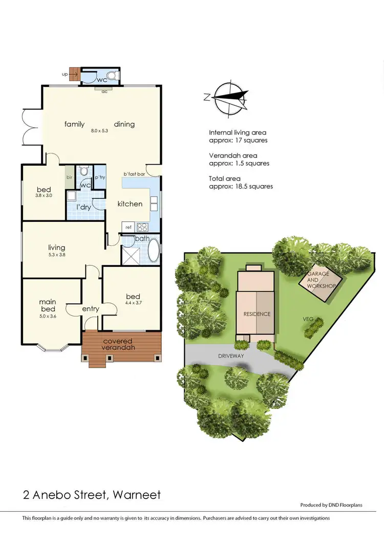 Floorplan of Homely house listing, 2 Anebo Street, Warneet VIC 3980
