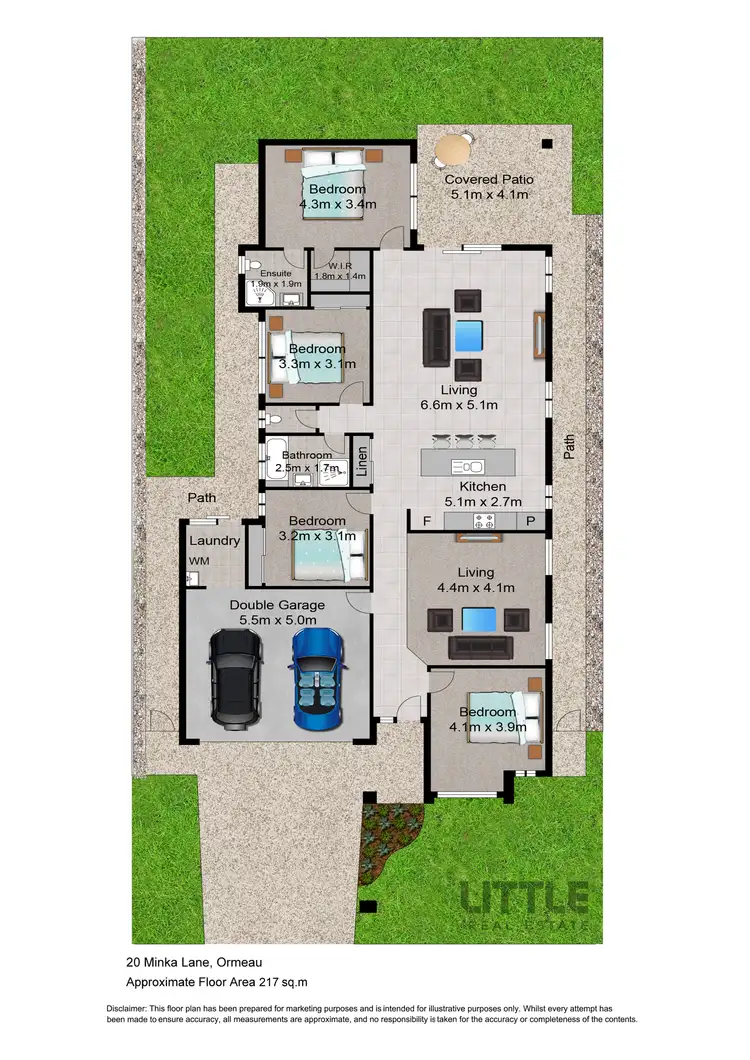 Floorplan of Homely house listing, 20 Minka Lane, Ormeau QLD 4208