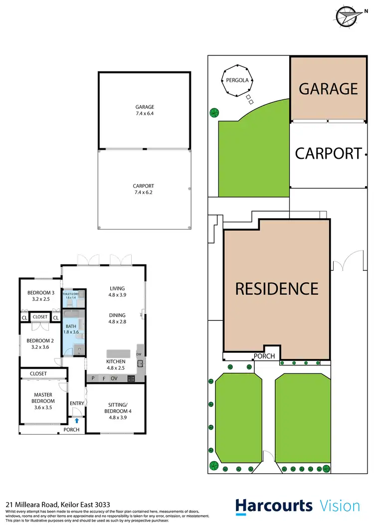 Floorplan of Homely house listing, 21 Milleara Road, Keilor East VIC 3033