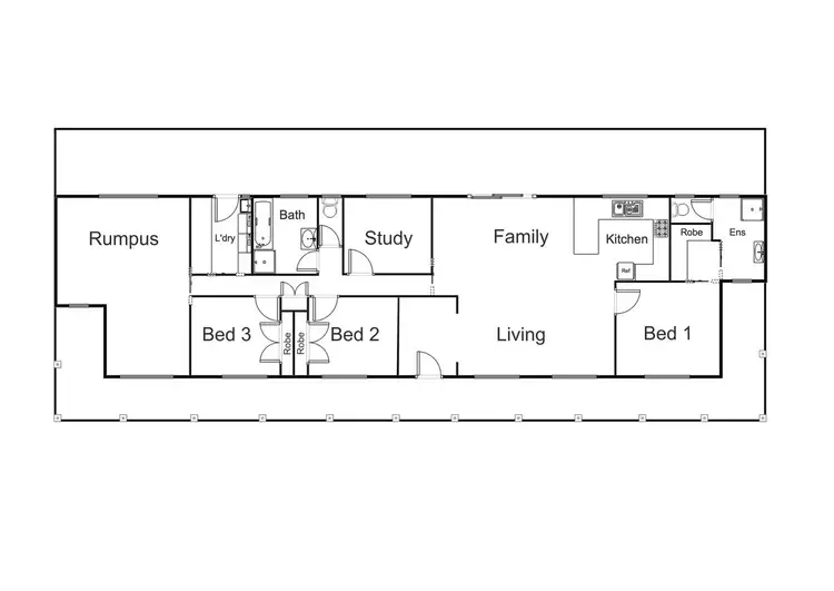 Floorplan of Homely other listing, 989 Howes Creek Road, Mansfield VIC 3722