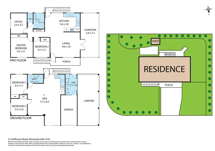 Floorplan of Homely house listing, 21 Heffernan Road, Alexandra Hills QLD 4161