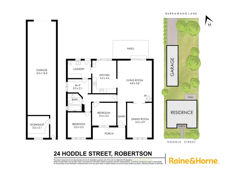 Floorplan of Homely house listing, 24 Hoddle Street, Robertson NSW 2577