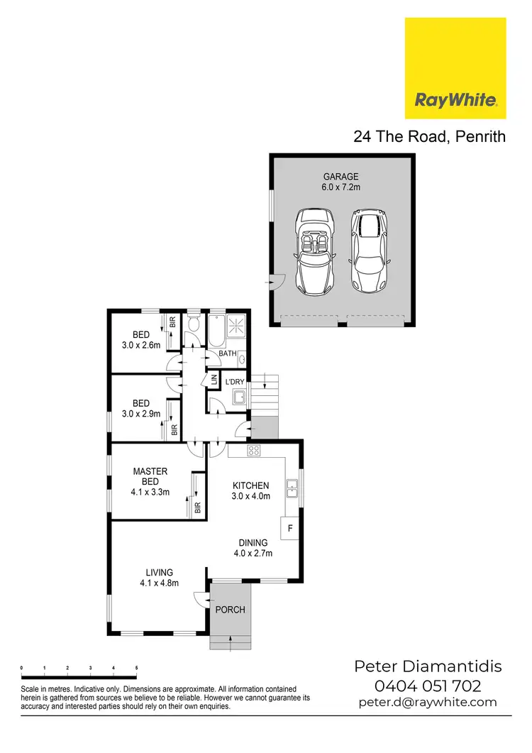 Floorplan of Homely house listing, 24 The Road, Penrith NSW 2750
