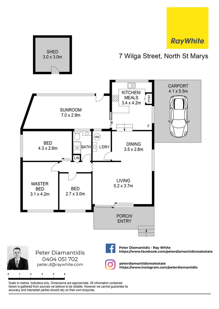 Floorplan of Homely house listing, 7 Wilga Street, North St Marys NSW 2760