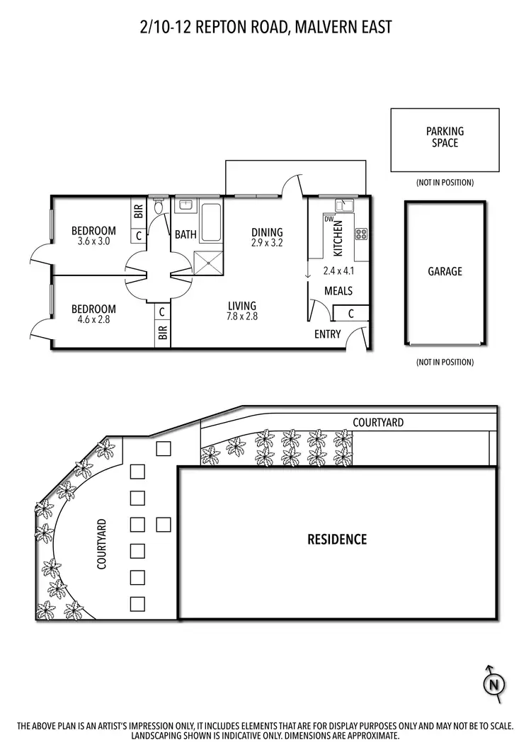 Floorplan of Homely apartment listing, 2/10-12 Repton Road, Malvern East VIC 3145