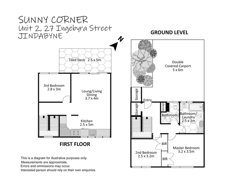 Floorplan of Homely townhouse listing, 2/27 Ingebyra Street, Jindabyne NSW 2627