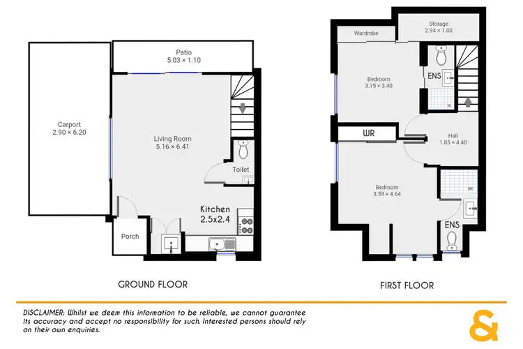 Floorplan of Homely townhouse listing, 6/58 Canberra Street, Oxley Park NSW 2760