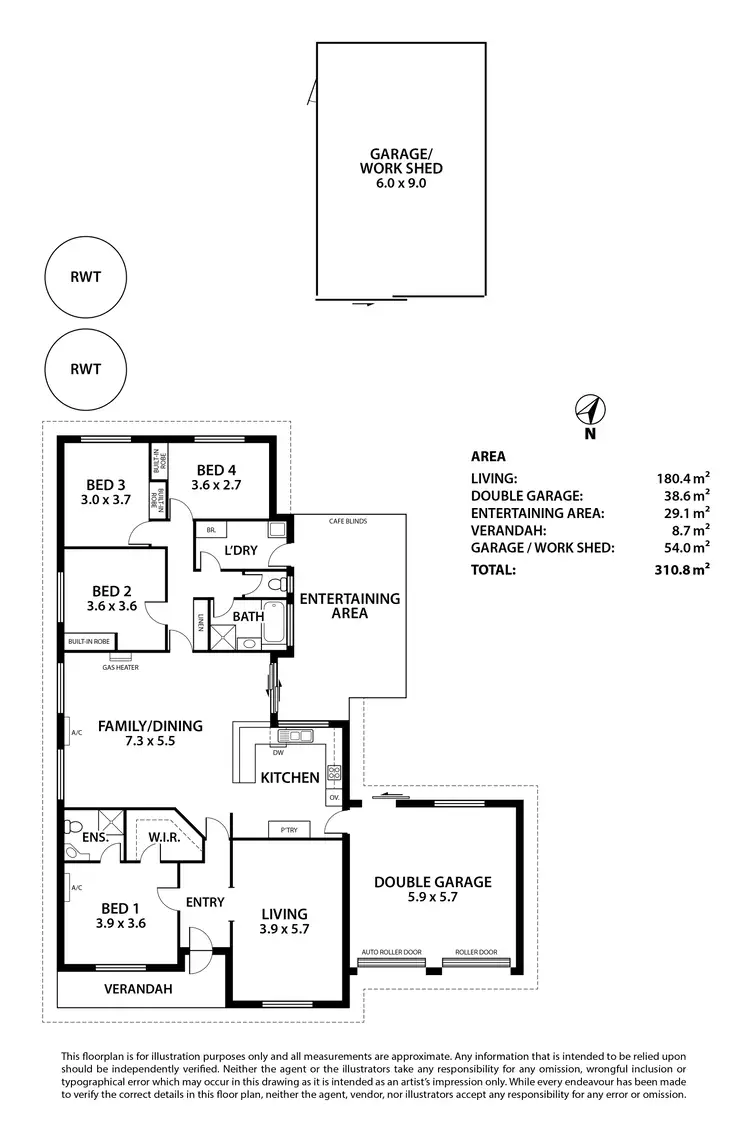 Floorplan of Homely house listing, 15 Liverpool Drive, Strathalbyn SA 5255