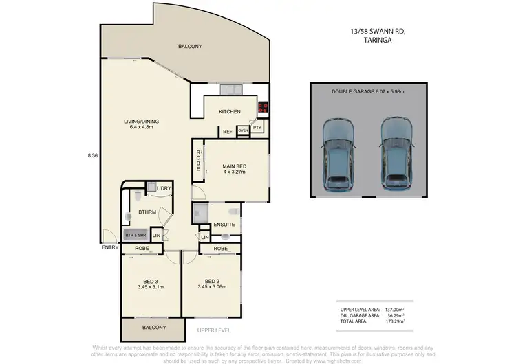 Floorplan of Homely apartment listing, 13/58 Swann Road, Taringa QLD 4068