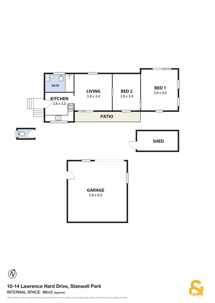 Floorplan of Homely house listing, 10-14 Lawrence Hargrave Drive, Stanwell Park NSW 2508