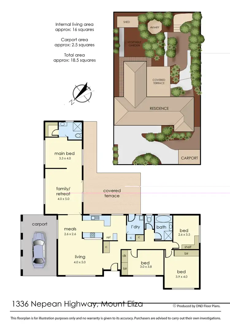 Floorplan of Homely house listing, 1336 Nepean Highway, Mount Eliza VIC 3930