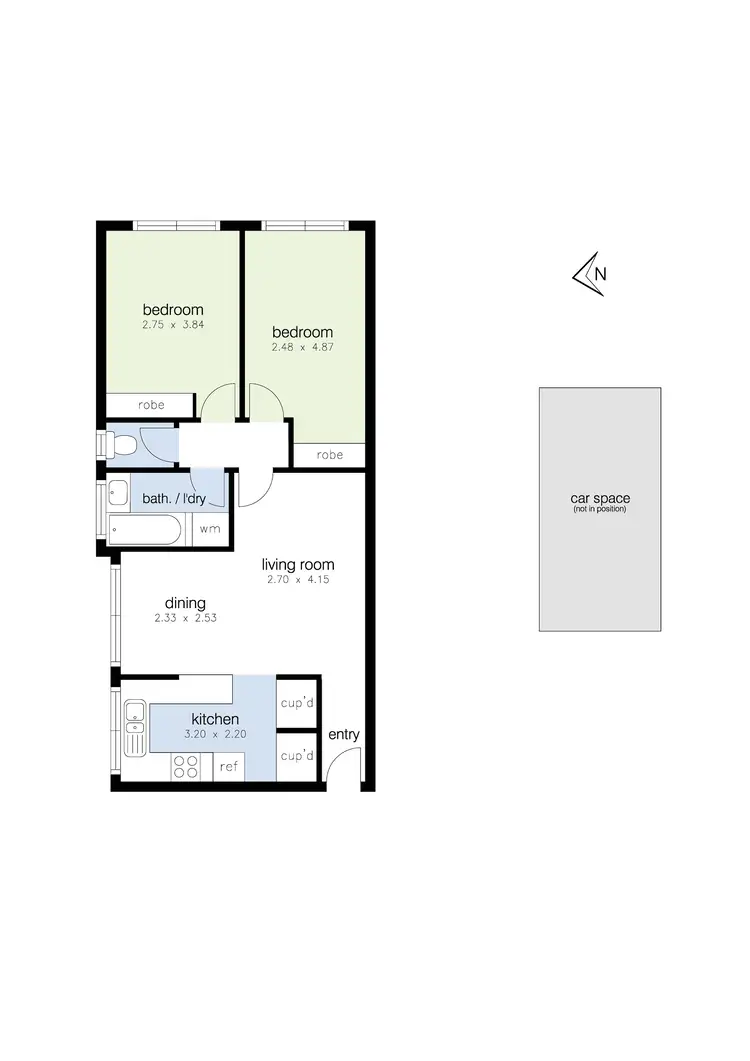 Floorplan of Homely apartment listing, 6/5 Eldridge Street, Footscray VIC 3011