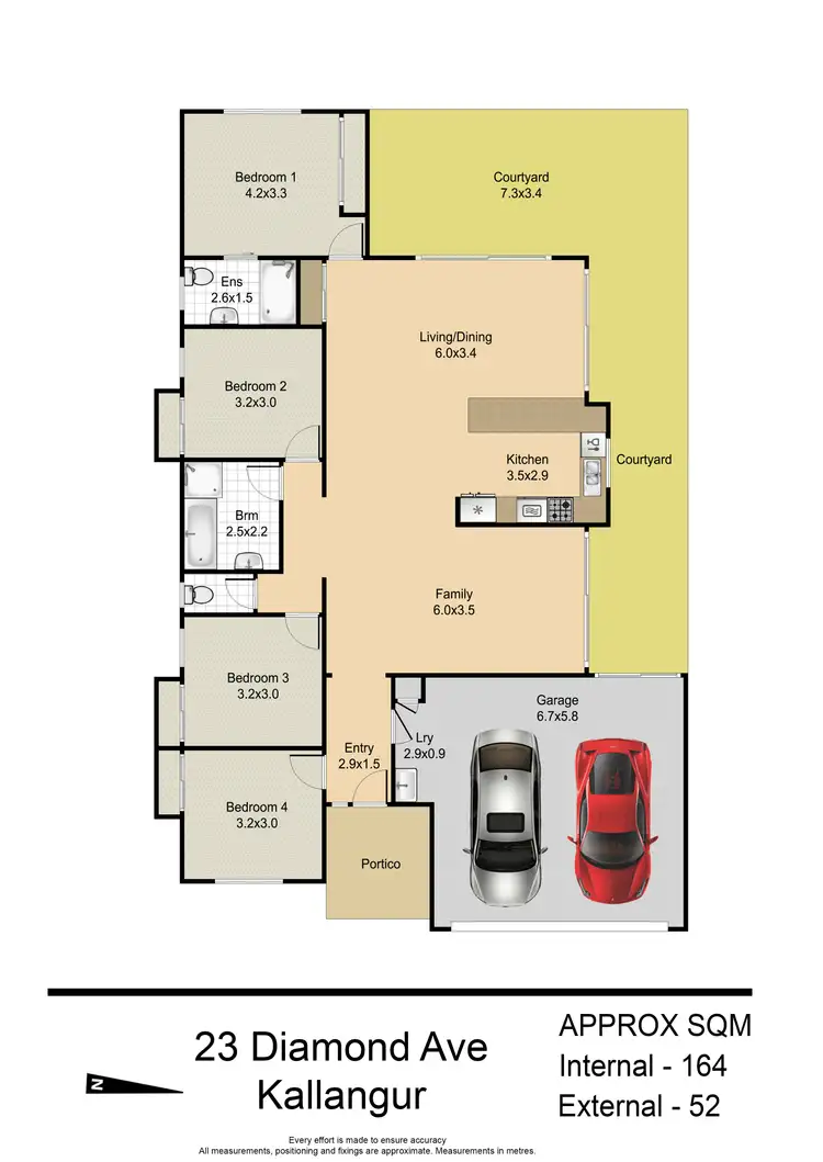 Floorplan of Homely house listing, 23 Diamond Avenue, Kallangur QLD 4503