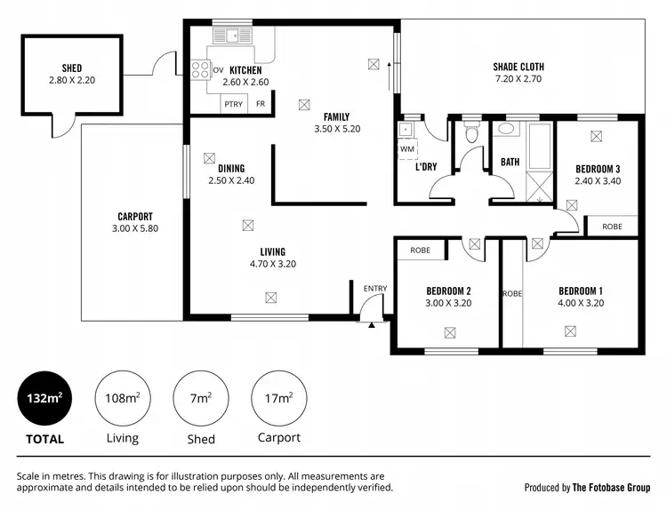 Floorplan of Homely house listing, 76 Reynell Road, Woodcroft SA 5162