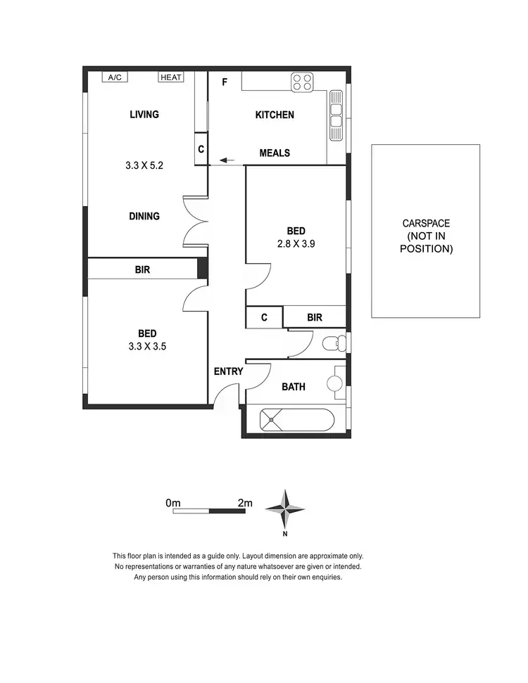 Floorplan of Homely apartment listing, 12/583 Glenferrie Road, Hawthorn VIC 3122