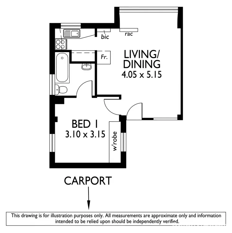 Floorplan of Homely unit listing, 6/22 Daly Street, Kurralta Park SA 5037