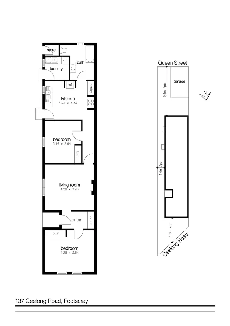 Floorplan of Homely house listing, 137 & 139 Geelong Road, Footscray VIC 3011