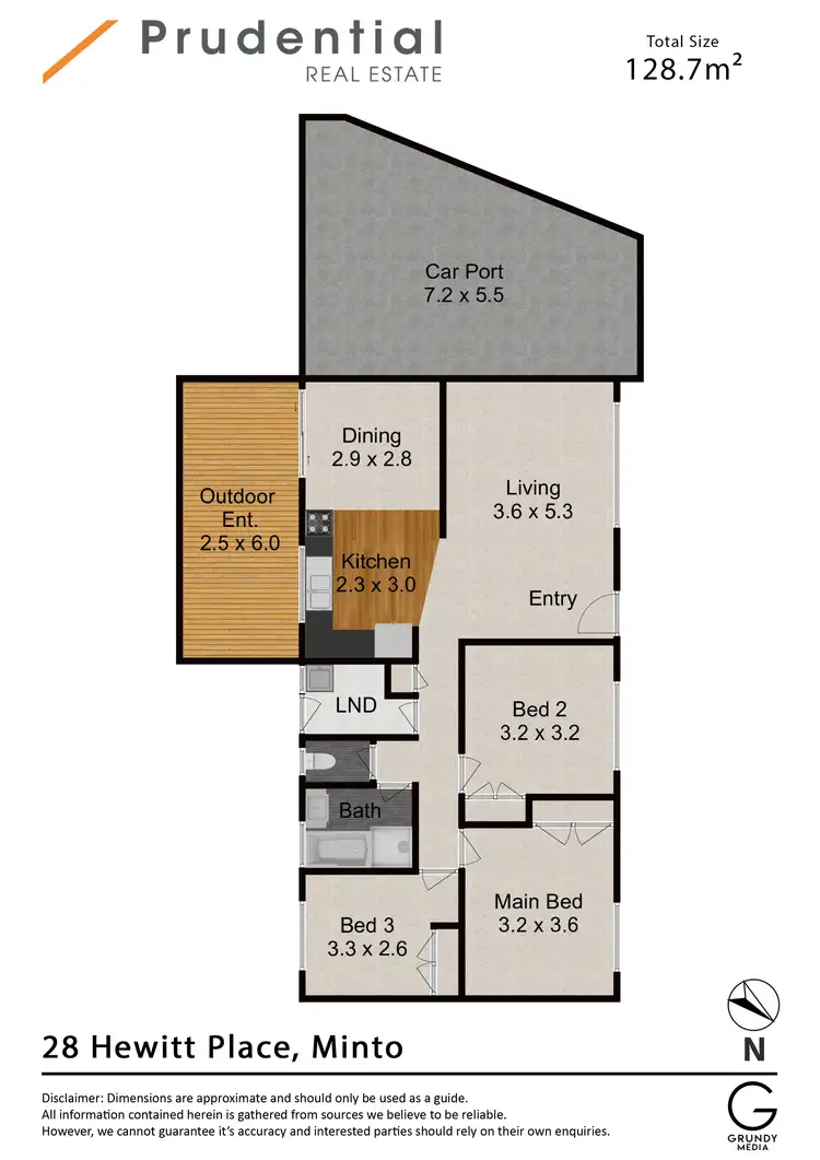 Floorplan of Homely house listing, 28 Hewitt Place, Minto NSW 2566