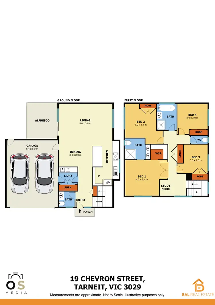 Floorplan of Homely house listing, 19 Chevron Street, Tarneit VIC 3029