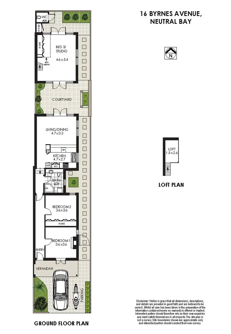 Floorplan of Homely house listing, 16 Byrnes Avenue, Neutral Bay NSW 2089