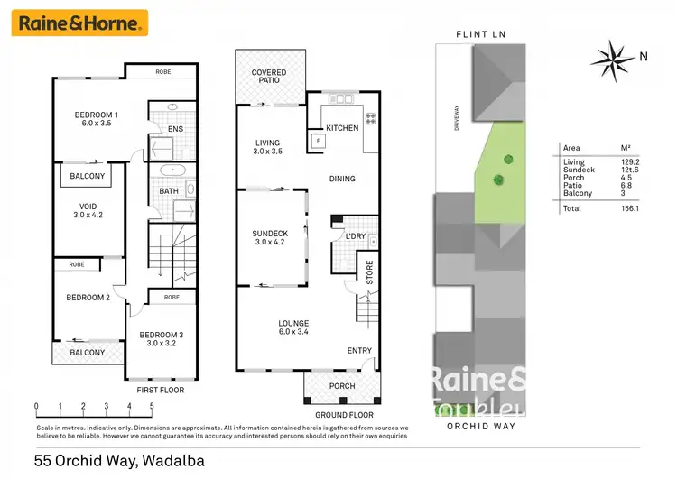 Floorplan of Homely townhouse listing, 55 Orchid Way, Wadalba NSW 2259
