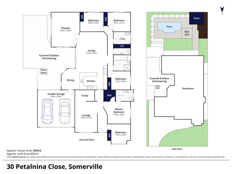 Floorplan of Homely house listing, 30 Petalnina Close, Somerville VIC 3912