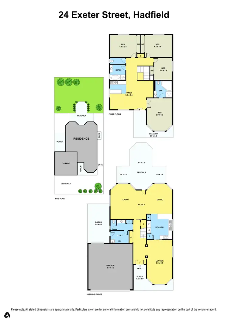 Floorplan of Homely house listing, 24 Exeter Street, Glenroy VIC 3046