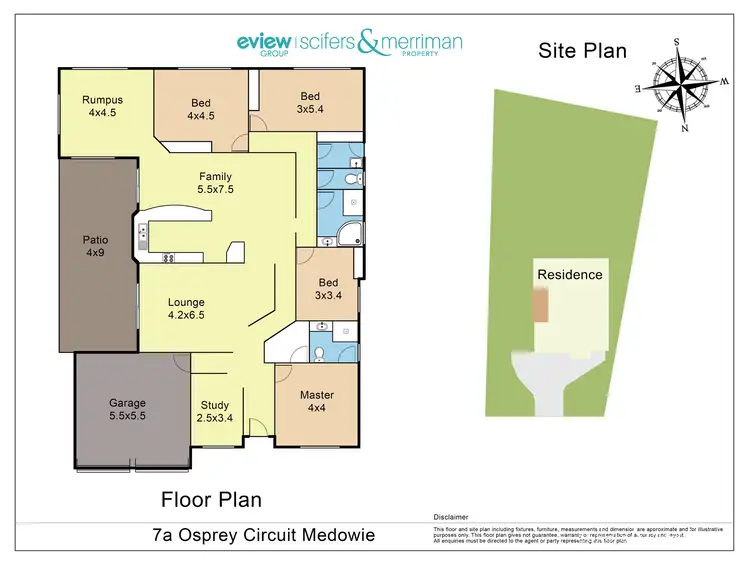 Floorplan of Homely house listing, 7A Osprey Circuit, Medowie NSW 2318