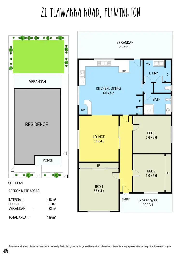 Floorplan of Homely house listing, 21 Illawarra Road, Flemington VIC 3031