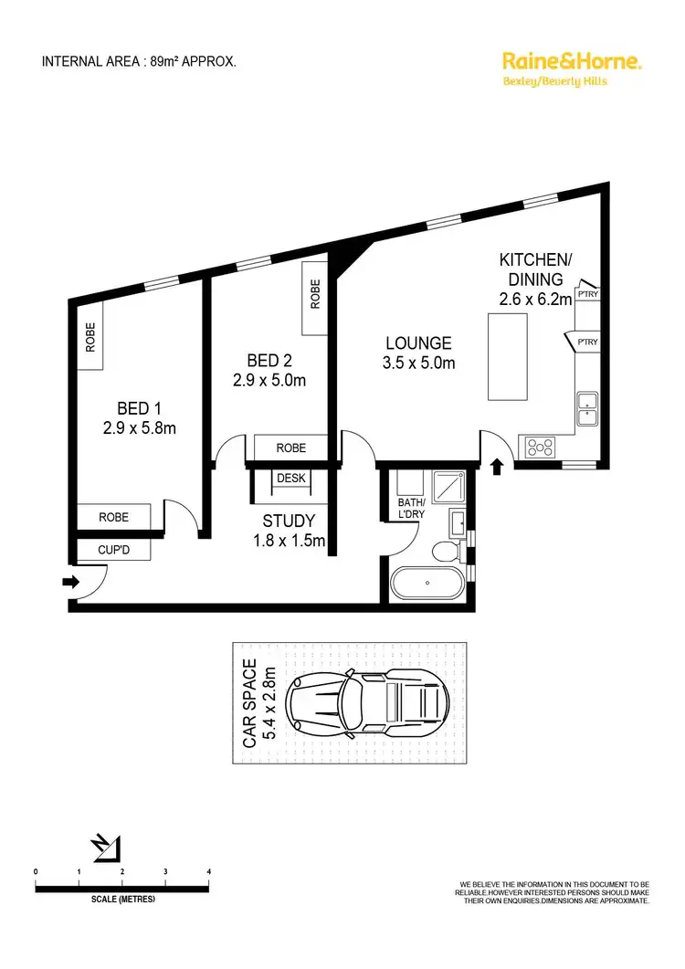 Floorplan of Homely unit listing, 11/385 Forest Road, Bexley NSW 2207