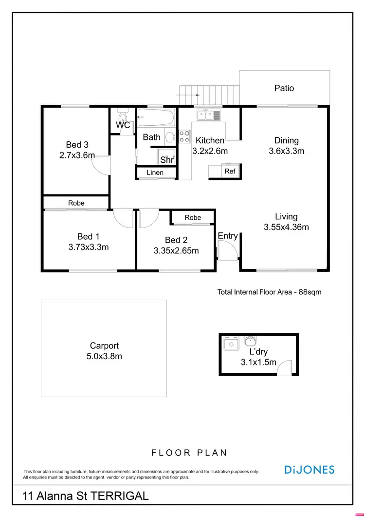 Floorplan of Homely house listing, 11 Alanna Street, Terrigal NSW 2260