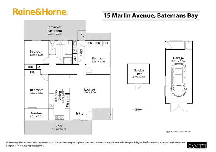 Floorplan of Homely house listing, 15 Marlin Avenue, Batemans Bay NSW 2536