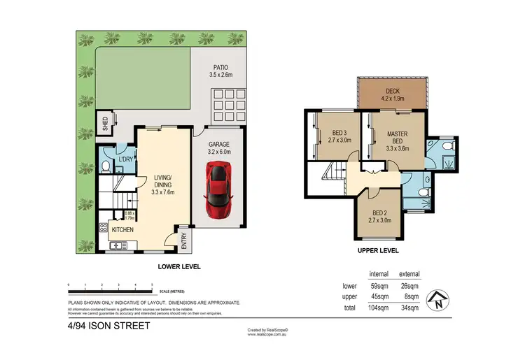 Floorplan of Homely townhouse listing, 4/94 Ison Street, Morningside QLD 4170