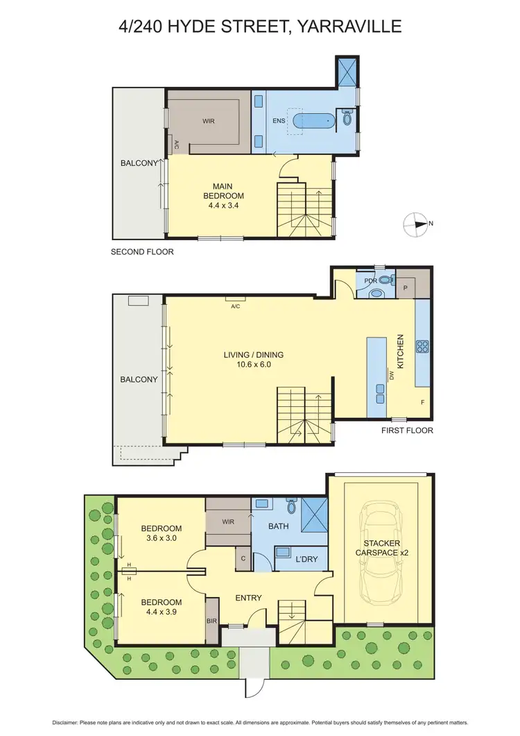 Floorplan of Homely house listing, 4/240 Hyde Street, Yarraville VIC 3013