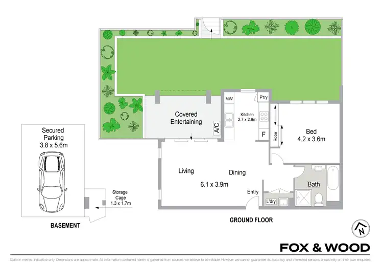 Floorplan of Homely unit listing, 1/8 Cook Street, Sutherland NSW 2232
