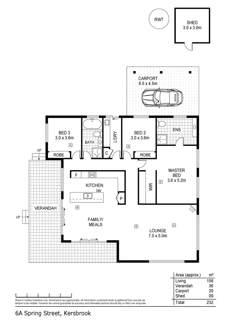 Floorplan of Homely house listing, 6A Spring Street, Kersbrook SA 5231