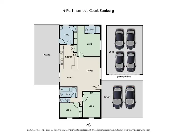 Floorplan of Homely house listing, 4 Portmarnock Court, Sunbury VIC 3429