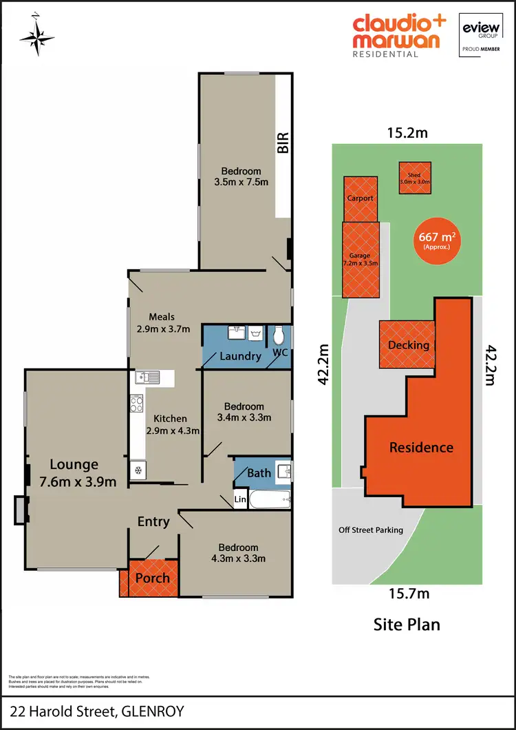 Floorplan of Homely house listing, 22 Harold Street, Glenroy VIC 3046