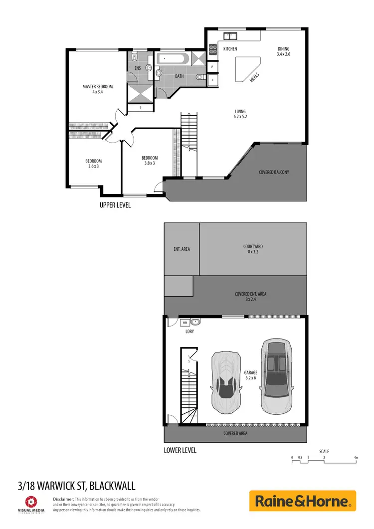 Floorplan of Homely townhouse listing, 3/18 Warwick Street, Blackwall NSW 2256