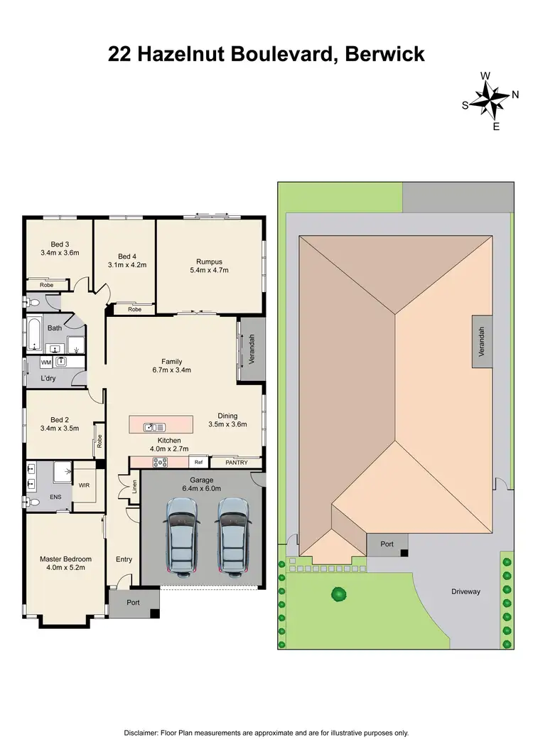 Floorplan of Homely house listing, 22 Hazelnut Boulevard, Berwick VIC 3806