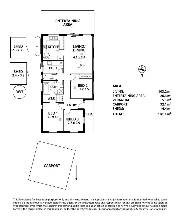 Floorplan of Homely house listing, 7A Swale Street, Strathalbyn SA 5255