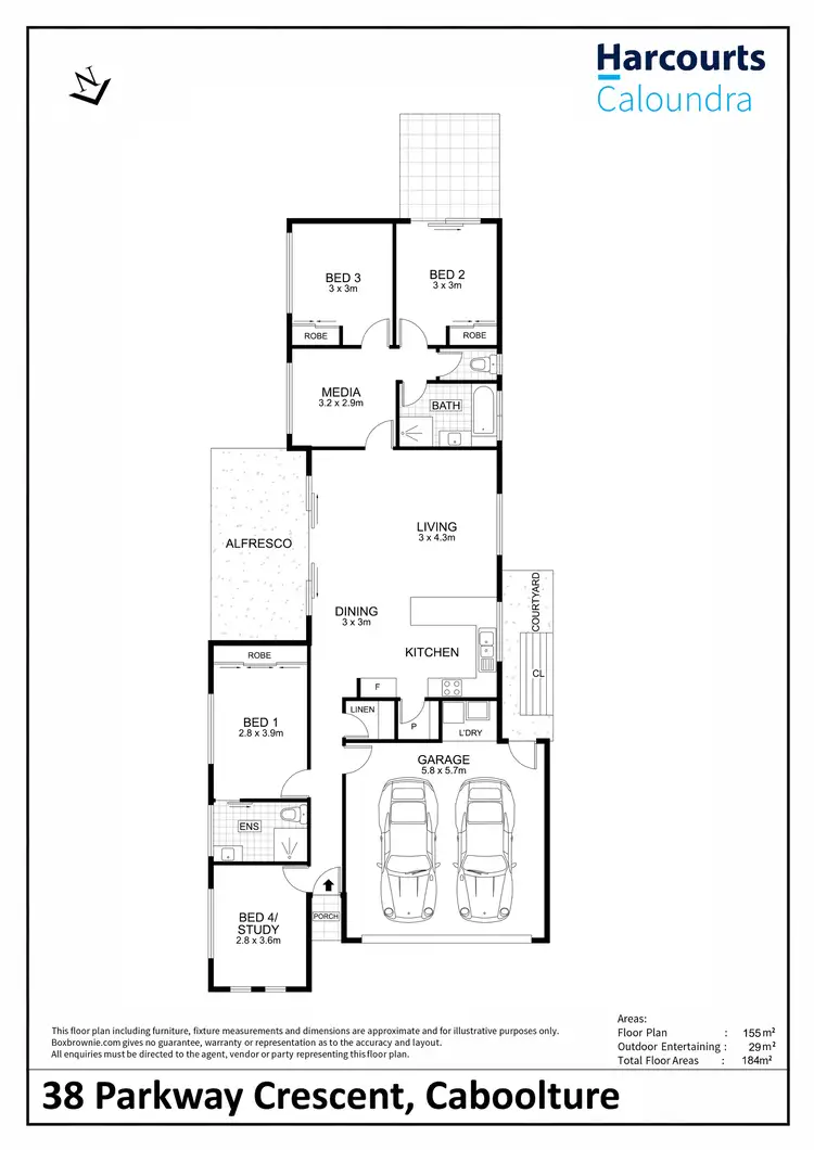 Floorplan of Homely house listing, 38 Parkway Crescent, Caboolture QLD 4510